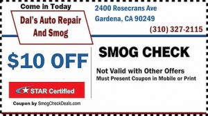 Dal’s Auto Repair And Smog Coupon